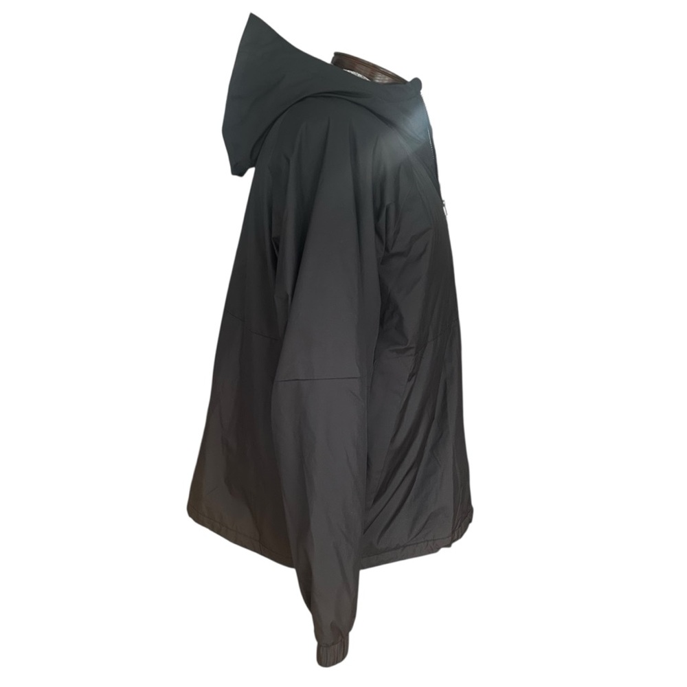 Columbia Black Fleece Lined Hooded Jacket XXL Men’s Water Resistant Zip Up - Picture 10 of 13